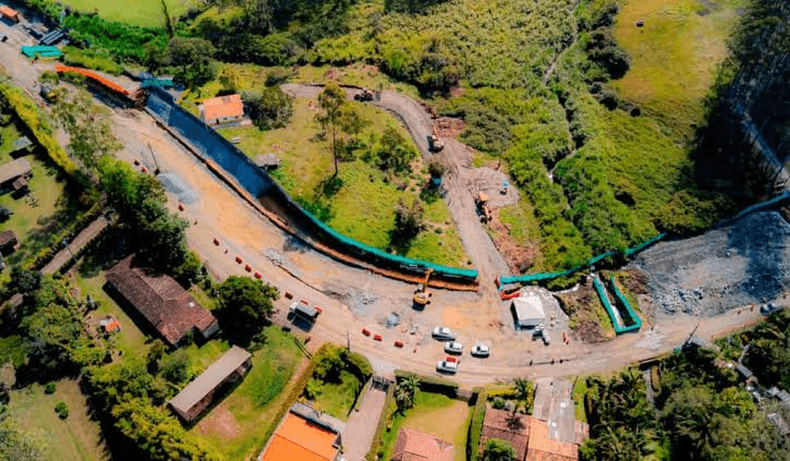 Inician obras clave en la vía Llanogrande