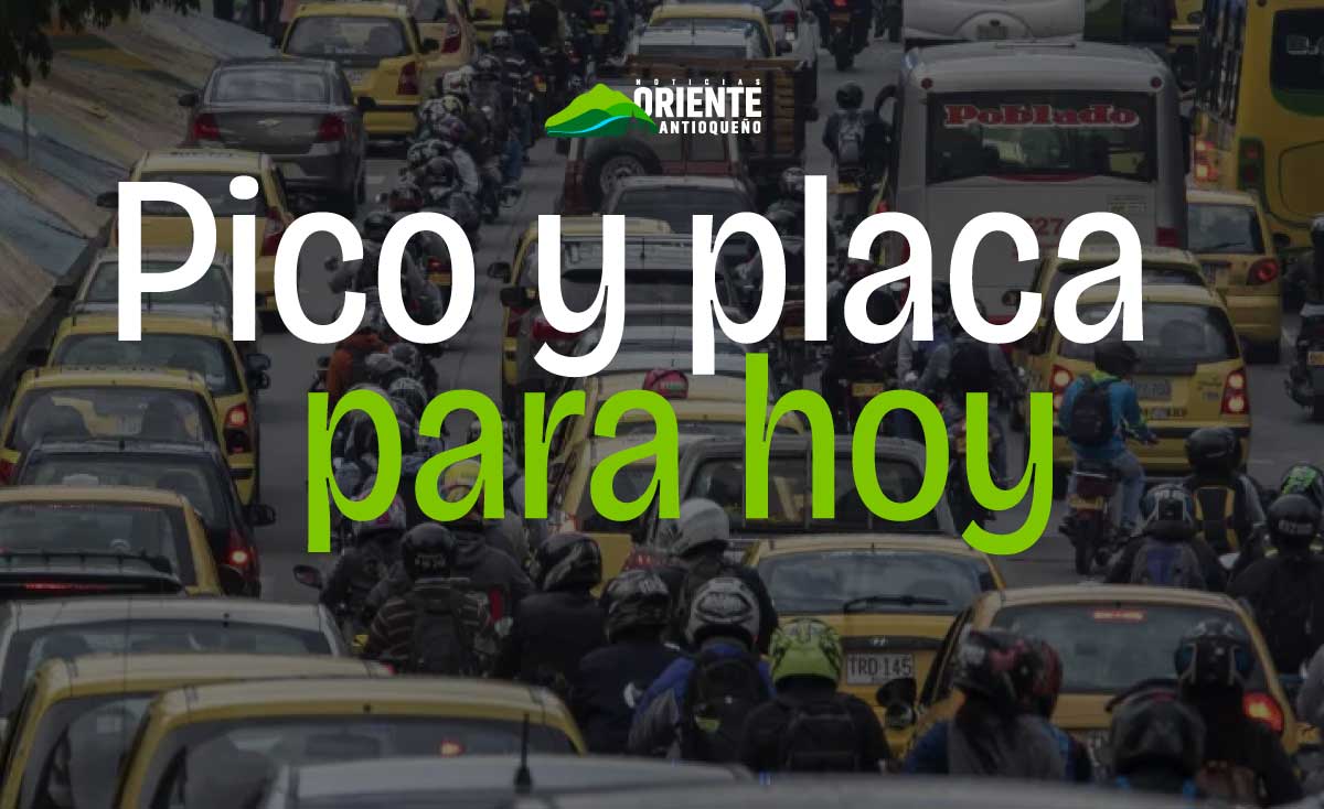 Pico y placa en Medellín hoy 2 de septiembre