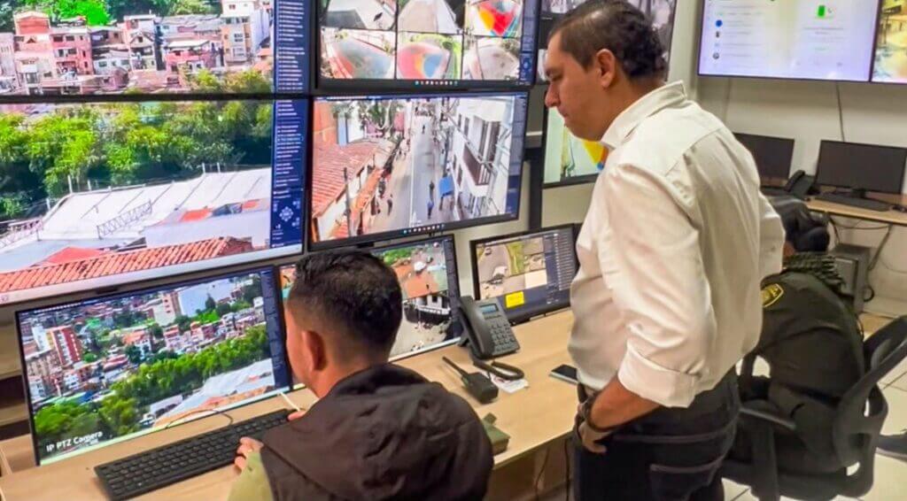 Escudo Espartano, Marinilla, seguridad, Centro de Monitoreo, inteligencia artificial