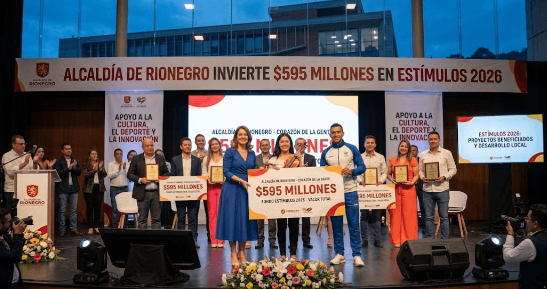 Estímulos en Rionegro: entregan más de $595 millones para apoyar 52 proyectos artísticos y culturales