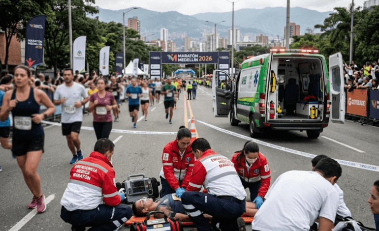 Maratón de Medellín reporta luto: muere joven de 20 años tras complicaciones cardíacas en la prueba de 21K