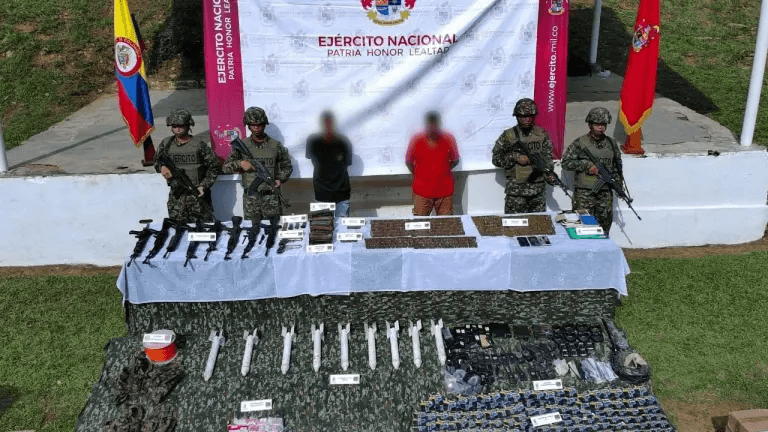 Zaragoza: hallan explosivos para drones del Clan del Golfo