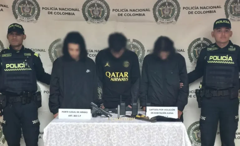 capturados en El Retiro Antioquia